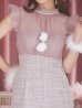 画像6: SALE!【サンタコス 4点セット】【S-Lサイズ/1カラー】シースルーツイードサンタコスプレ[YMT]