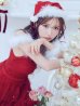 画像9: 【即日発送！】【サンタコス 4点セット】【M-XLサイズ/1カラー】オフショルフリルチュールサンタコスプレ[YMT]
