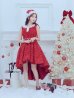 画像21: 【即日発送！】【サンタコス 4点セット】【S-Mサイズ/2カラー】立体ローズショートインスカートサンタコスプレ[YMT]