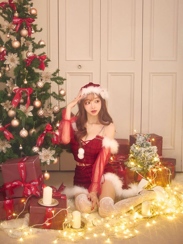 モデル:真優川咲　身長:159cm　着用サイズ:Sサイズ