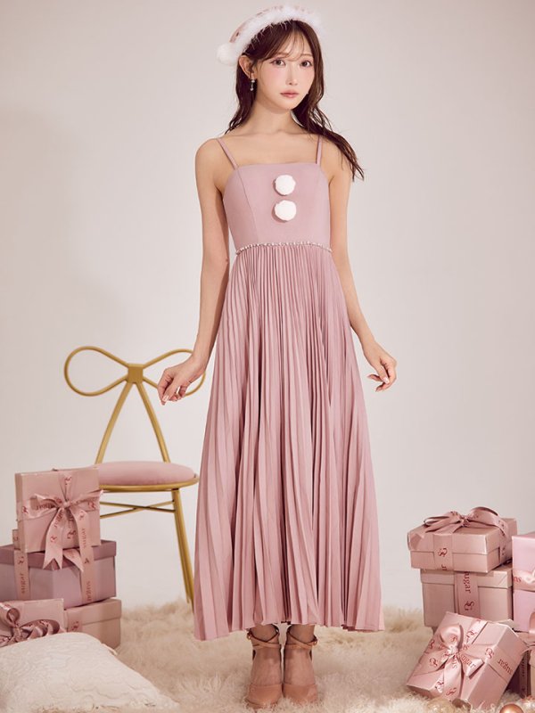 画像4: 【ノベルティ対象】【即日発送！】【サンタコス 4点セット】【S-Lサイズ/1カラー】ボレロ付きワンピースサンタ[OF01]