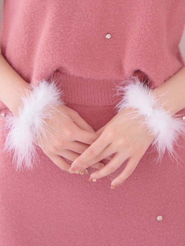 画像22: SALE!【サンタコス 5点セット】【S-Lサイズ/2カラー】ビジューニットワンピースサンタコスプレ[OF01]