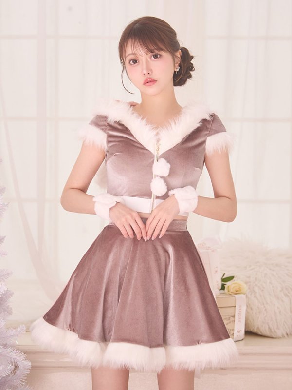 画像19: 【即日発送】【サンタコス 5点セット】【XS-XLサイズ/4カラー】セットアップバニーフレアサンタ[OF04]