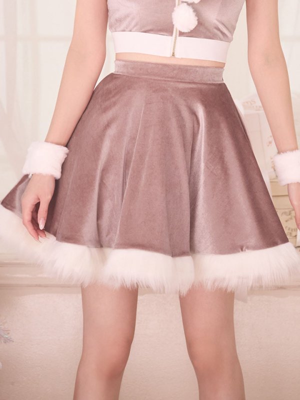 画像26: 【即日発送】【サンタコス 5点セット】【XS-XLサイズ/4カラー】セットアップバニーフレアサンタ[OF04]