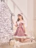 画像28: 【即日発送！】【サンタコス 4点セット】【XS-XLサイズ/2カラー】リボンモチーフパールショルダーフレアサンタ[OF04] (28)