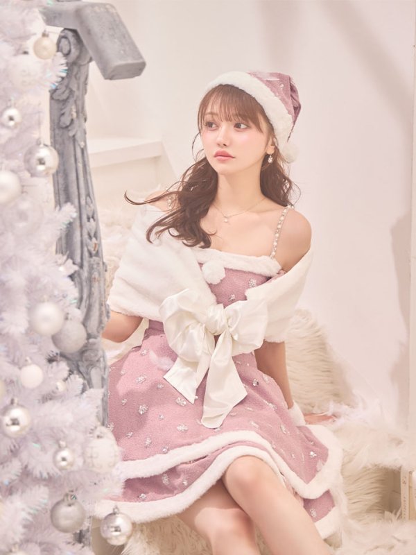 画像13: 【即日発送！】【サンタコス 5点セット】【XS-XLサイズ/4カラー】ケープ付きフレアサンタコスプレ[OF04]