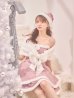 画像13: 【即日発送！】【サンタコス 5点セット】【XS-XLサイズ/4カラー】ケープ付きフレアサンタコスプレ[OF04] (13)