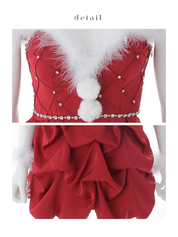 画像20: 【即日発送】【送料無料！】【サンタ】タックバルーンサンタコスプレ【コスプレ4点セット】【XS-Lサイズ/1カラー】[OF04]