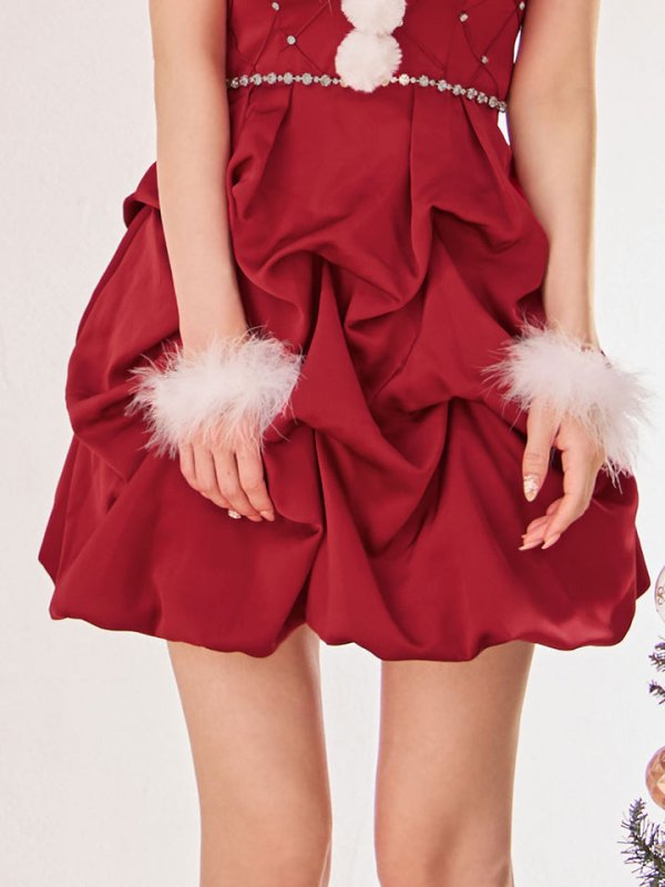 画像18: 【即日発送】【送料無料！】【サンタ】タックバルーンサンタコスプレ【コスプレ4点セット】【XS-Lサイズ/1カラー】[OF04]