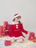 画像32: 【ノベルティ】【即日発送】【サンタ】袖付きシフォンワンピースビジューサンタコスプレ【コスプレ3点セット】【S-Mサイズ/2カラー】[OF03]