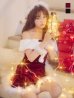 画像5: 【ノベルティ対象】【即日発送】【サンタ】オフショルファービジューマーメイドサンタコスプレ【コスプレ4点セット】【XS-Lサイズ/2カラー】[OF03]