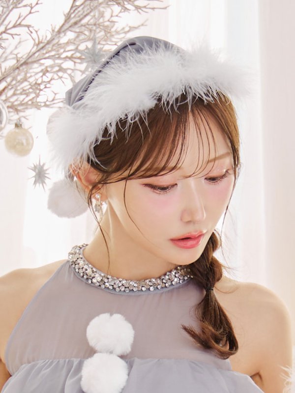 画像23: 【即日発送】【サンタ】アメスリフリルホルターネックサンタコスプレ【コスプレ4点セット】【XS-Lサイズ/2カラー】[OF04]