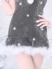 画像17: 【即日発送】【サンタ】スパンコールフラワーサンタコスプレ【コスプレ4点セット】【XS-Lサイズ/2カラー】[OF03]