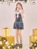 画像6: 【ノベルティ】【予約 / 11月上旬発送予定】【送料無料！】【サンタ】　スノーフレークビジューフレアサンタコスプレ【コスプレ4点セット】【XS-Lサイズ/3カラー】[OF03]