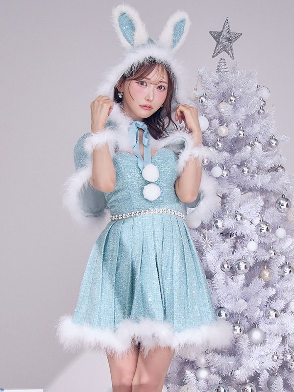 画像4: 【予約 / 11月下旬発送予定】【送料無料！】【サンタ】ウサ耳ケープ【Fサイズ/3カラー】[OF03]