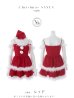 画像37: 【予約 / 11月下旬発送予定】【送料無料！】【サンタ】サイドリボンストーンフリルサンタコスプレ【コスプレ4点セット】【XS-XLサイズ/1カラー】[OF01] (37)