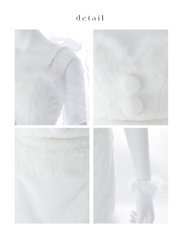 画像18: 【予約 / 11月下旬発送予定】【送料無料!】【サンタ】チュールリボンセットアップサンタコスプレ【コスプレ4点セット】【S-Mサイズ/2カラー】