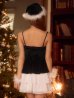 ブラック　モデル：るりぴ　身長：165cm　着用サイズ：Sサイズ