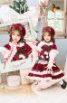 画像2: 【即日発送】【サンタ】ルージュベルベットビジュートナカイ【Malymoon/マリームーン】【コスプレ7点セット】【SM-MLサイズ/1カラー】[OF03] (2)
