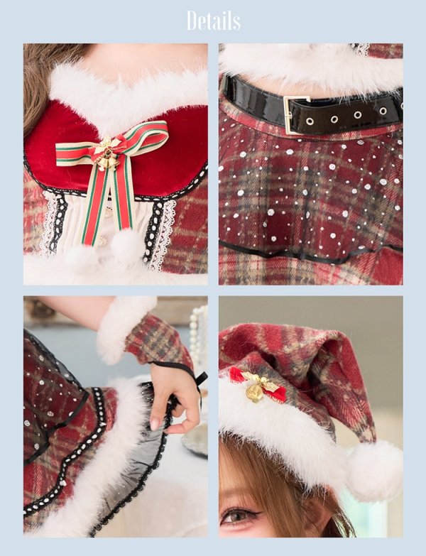 画像8: 【即日発送】【サンタ】エトワールクラシックベルサンタイ【Malymoon/マリームーン】【コスプレ11点セット】【SMサイズ/1カラー】[OF03]