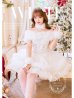 画像1: 【クリスマスコスプレ13点セット】【Malymoon/マリームーン】プリンセスチュールファーサンタコスプレ【2サイズ/1カラー】【予約/12月上旬発送予定】[HC03] (1)