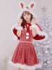 画像19: 【一部予約商品/11月中旬発送予定】【サンタコス 4点セット】【XS-XLサイズ/3カラー】ラメツイードミニワンピースサンタ[YMT]