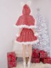 画像34: 【一部予約商品/11月中旬発送予定】【サンタコス 4点セット】【XS-XLサイズ/3カラー】ラメツイードミニワンピースサンタ[YMT]