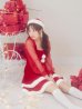 画像18: 【即日発送】【サンタコス 3点セット】【S-Lサイズ/1カラー】チュールシアーフレアサンタコスプレ[OF01] (18)