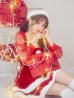 画像9: 【即日発送】【サンタコス 3点セット】【S-Lサイズ/1カラー】チュールシアーフレアサンタコスプレ[OF01] (9)