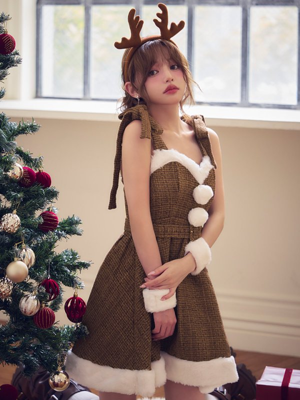モデル：吉木千沙都（ちぃぽぽ）　身長：158cm　着用サイズ：Sサイズ
