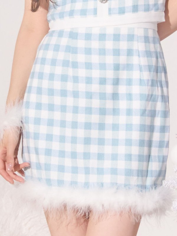 画像22: 【サンタSALE!!】【即日発送！】【サンタコス 4点セット】【S-Mサイズ/1カラー】ギンガムチェックタイトサンタコスプレ[HC02]