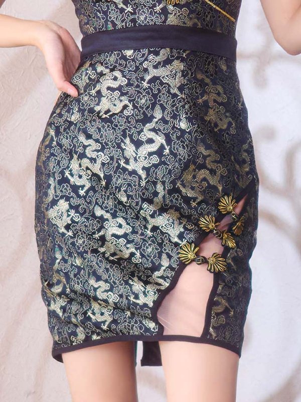 画像29: 【即日発送】タイトチャイナドレスコスプレセット【sugar nineハロウィン2点セット】【4サイズ/3カラー】(SE01YN)【OF01】