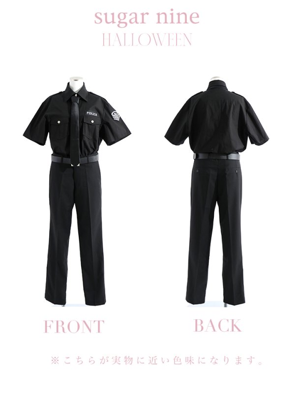 画像38: 【SALE!!】【即日発送】【ハロウィン】 ポリスコスプレ【コスプレ2点セット】【コスプレ5点セット】【XS-XLサイズ】【M-XLサイズ】[OF04-Bg/OF01-Bsv]