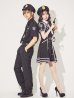 画像11: 【即日発送】メンズブラックポリス【sugar nineハロウィンコスプレ5点セット】【M-XLサイズ/1カラー】[YMT-Bsv]