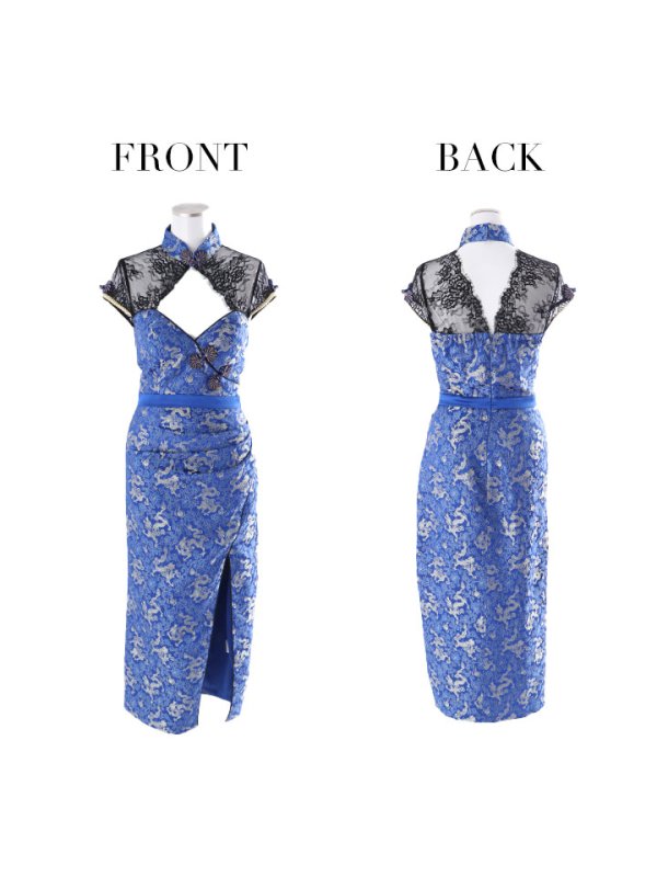 画像17: 【即日発送】ロングチャイナドレスコスプレセット【ハロウィン2点セット】【4サイズ/2カラー】(SE01YN)【OF01】