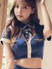 画像9: 【ハロウィン】セクシーCAコスプレ/2ピース/セットアップ【コスプレ4点セット】【XS-Mサイズ/1カラー】[YMT]