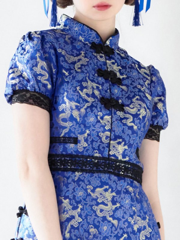 画像8: 【SALE!!】【即日発送】マーメイドスカートチャイナドレスコスプレ 【sugar nineハロウィン2点セット】【S-Lサイズ/2カラー】(SE01YN)[OF01]