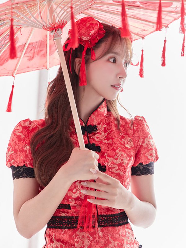 画像10: 【SALE!!】【即日発送】マーメイドスカートチャイナドレスコスプレ (SE01YN)【sugar nineハロウィン2点セット】【S-Lサイズ/1カラー】[OF01]