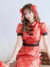 画像4: 【即日発送】マーメイドスカートチャイナドレスコスプレ 【sugar nineハロウィン2点セット】【S-Lサイズ/1カラー】(SE01YN)[YMT]