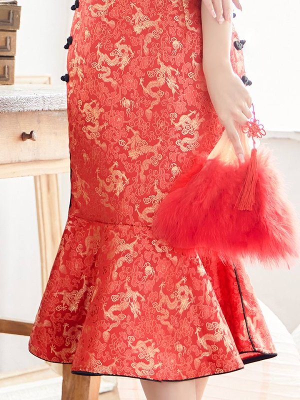 画像8: 【SALE!!】【即日発送】マーメイドスカートチャイナドレスコスプレ【sugar nineハロウィン2点セット】【S-Lサイズ/1カラー】 (SE01YN)[HC03]