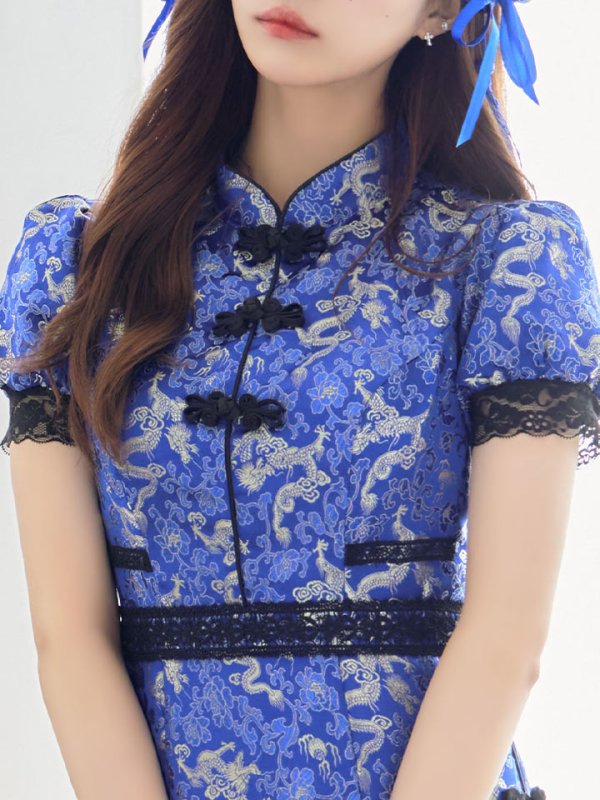 画像7: 【SALE!!】【即日発送】マーメイドスカートチャイナドレスコスプレ 【sugar nineハロウィン2点セット】【S-Lサイズ/1カラー】(SE01YN)[OF01]