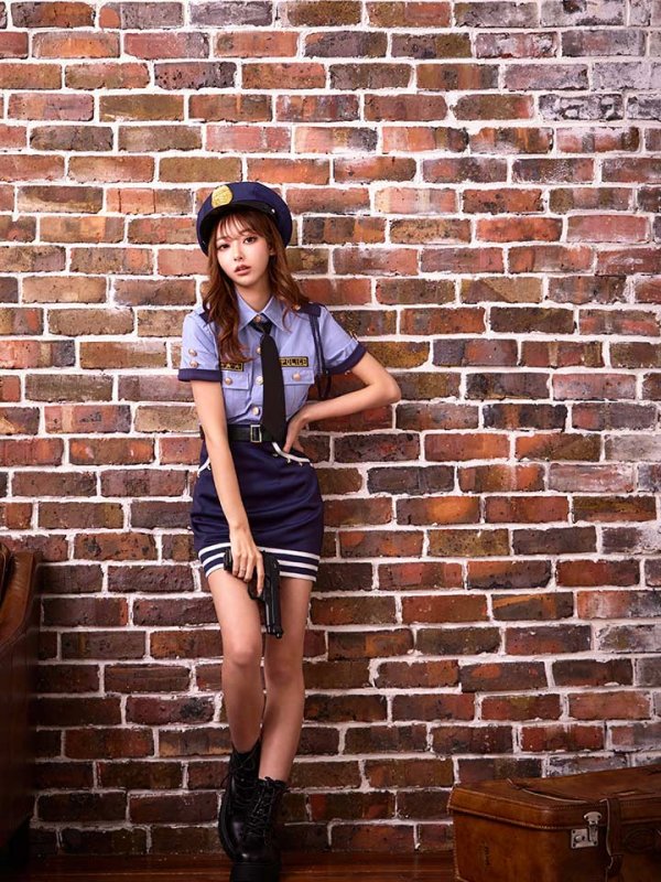 画像11: 【即日発送】【ハロウィン】ポリス/警察官コスプレ【コスプレ5点セット】【S-XLサイズ/1カラー】(OF0106-2)[OF01-Bnvg]