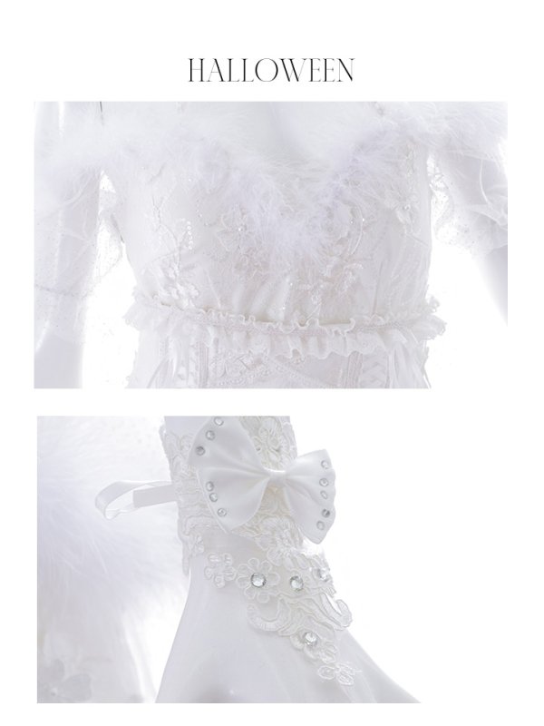 画像20: 【即日発送】桜咲乃愛ちゃんコラボ2WAY天使＆バニーコスプレ【コスプレ豪華10点セット】【S-Lサイズ】[OF01-H]