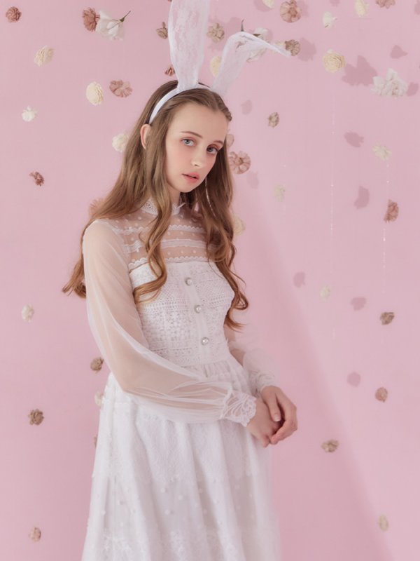 画像20: 【SALE!!】【即日発送】バニーワンピースコスプレ/レースワンピース【sugar nineハロウィン3点セット】【S-Lサイズ/1カラー】[OF01]