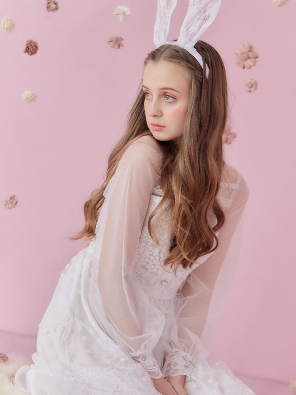 画像4: 【SALE!!】【即日発送】バニーワンピースコスプレ/レースワンピース【sugar nineハロウィン3点セット】【S-Lサイズ/1カラー】[OF01]