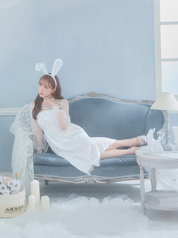 画像9: 【SALE!!】【即日発送】バニーワンピースコスプレ/レースワンピース【sugar nineハロウィン3点セット】【S-Lサイズ/1カラー】[OF01]