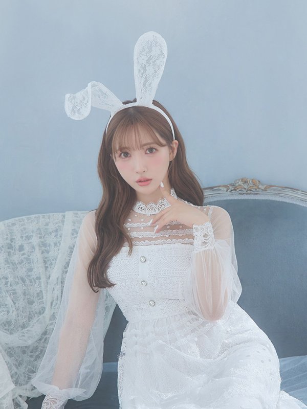 画像11: 【SALE!!】【即日発送】バニーワンピースコスプレ/レースワンピース【sugar nineハロウィン3点セット】【S-Lサイズ/1カラー】[OF01]