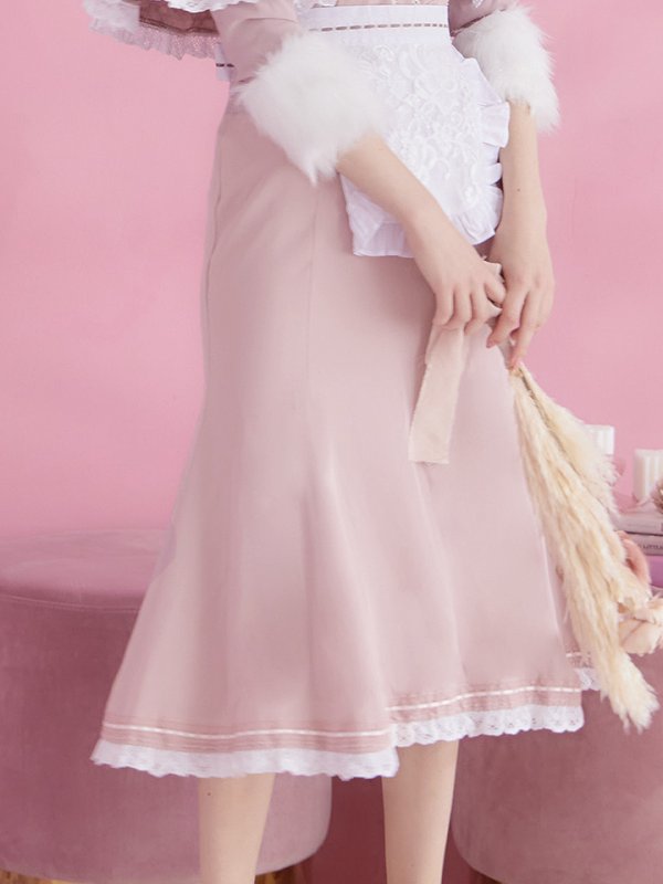 画像8: 【SALE!!】【即日発送】ファーポンチョ付きベアメイドコスプレ/ワンピースコスプレ【sugar nineハロウィン4点セット】【S-Lサイズ/1カラー】[OF01]