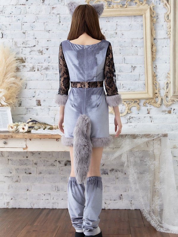 画像6: 【即日発送】オオカミコスプレ/ワンピースコスプレ【sugar nineハロウィン4点セット】【S-Lサイズ/1カラー】[HC03]