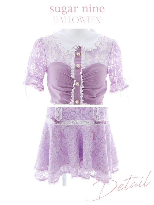 画像26: 【SALE!!】【即日発送】【ハロウィン】 バニーレースワンピースコスプレ 【コスプレ3点セット】【S-Lサイズ/2カラー】[OF01]